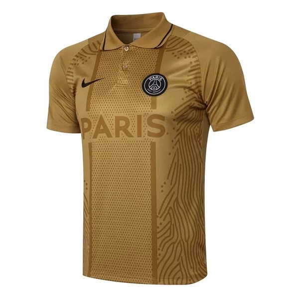 Polo Paris Saint Germain 2021-22 Gelb Fussballtrikots Günstig